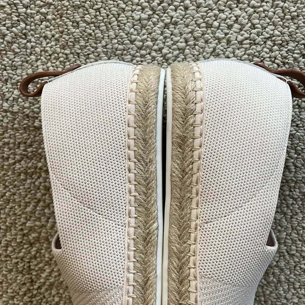 Gentle Souls Kenneth Cole Lizzy Espadrille Loafer Flat Women’s Size 7.5 Cream